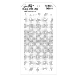 Tim Holtz Layered Stencil DOT FADE  THS 006